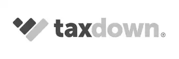 Logotipo Taxdown cliente de mimotic